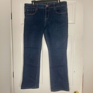 American Eagle Jeans Mid-Rise Straight Stretch Size 16S